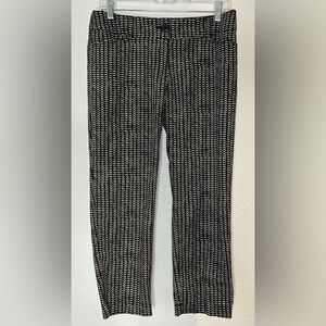 Ann Taylor LOFT Patterned Curvy Cropped Pants Size 2